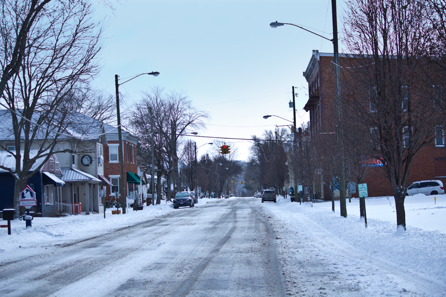 Snowy Main Street