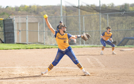 West Muskingum's Addy Antonetz winds up to deliver a fastball.