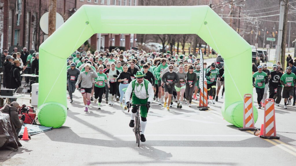 Runners set off on the first ever Irish Run 5K in Zanesville.
