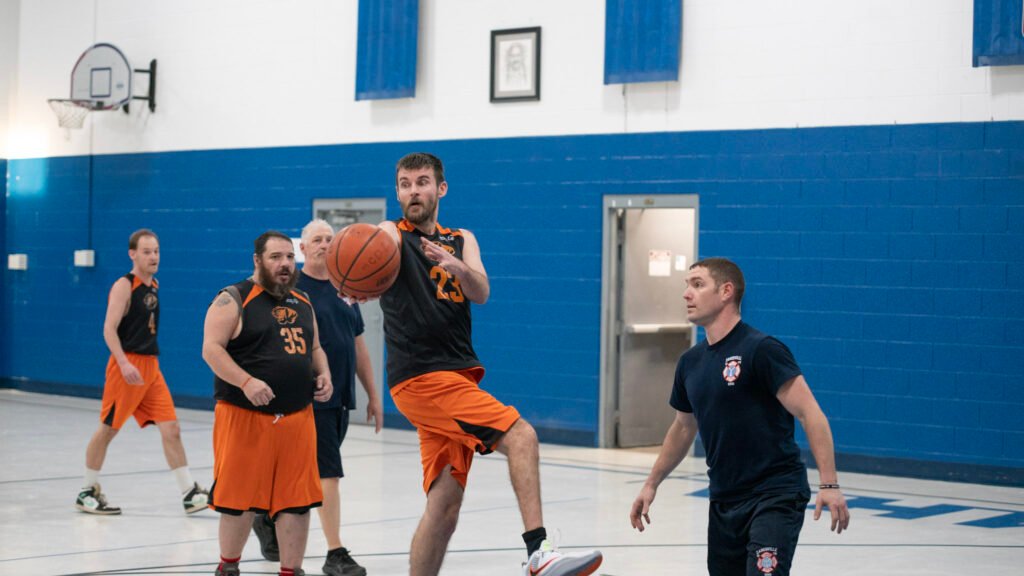 Mikey Hayes for the Tigers made a jump pass to avoid the ZFD defender